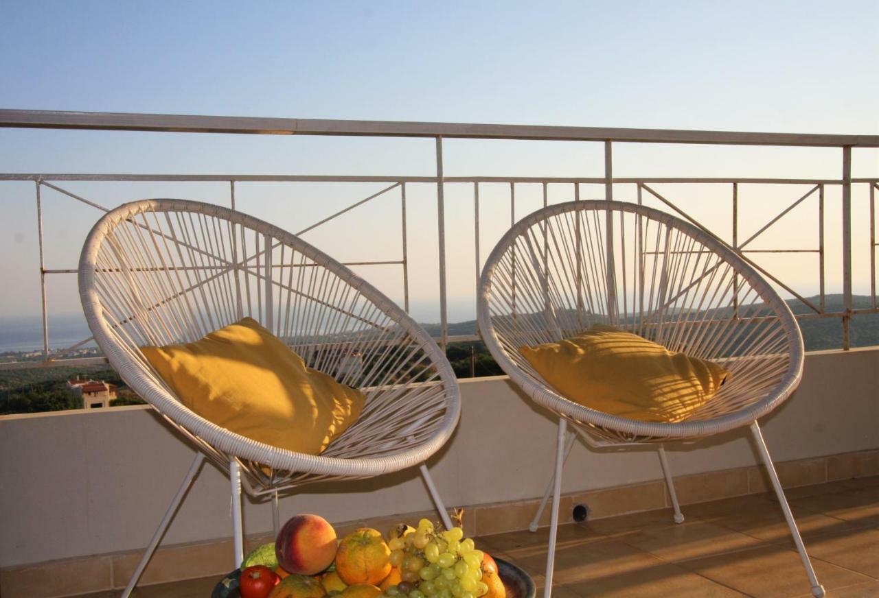Kournás 360 Panorama House - Gazing At Horizon And The Stars Of The Galaxy In The Night - Fresh Cool Breeze Most Of The Time - Just 7 Min From The Beach מראה חיצוני תמונה
