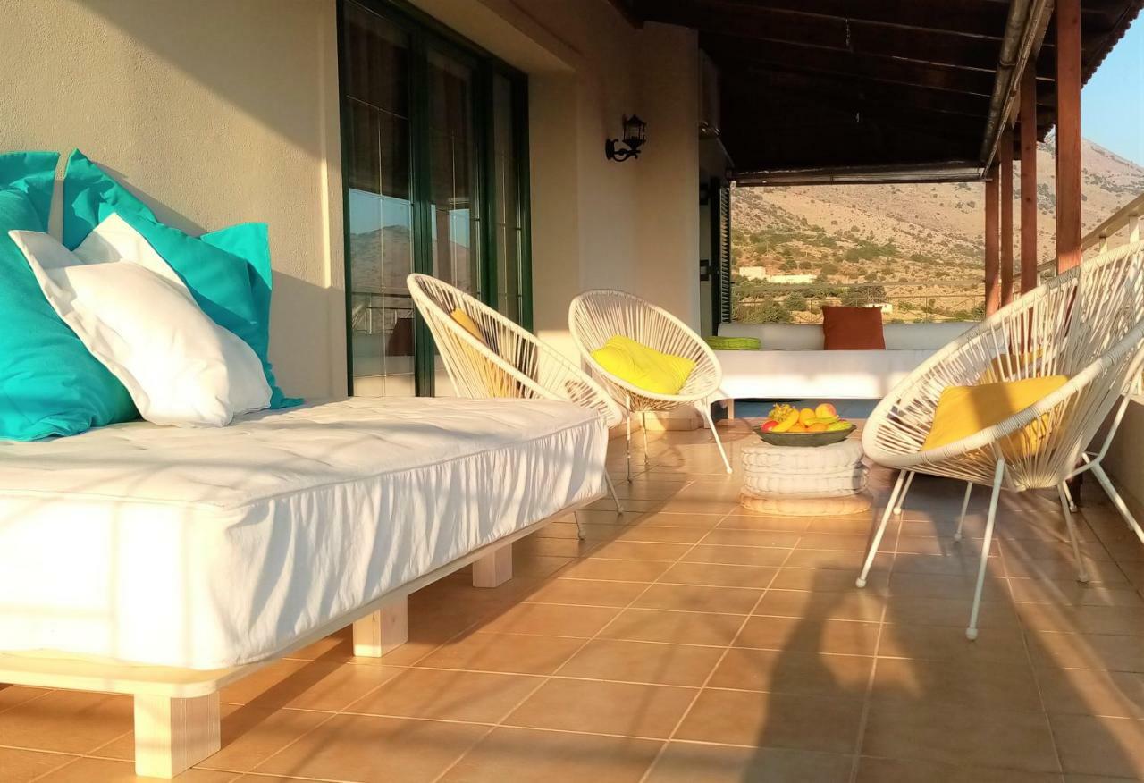 Kournás 360 Panorama House - Gazing At Horizon And The Stars Of The Galaxy In The Night - Fresh Cool Breeze Most Of The Time - Just 7 Min From The Beach מראה חיצוני תמונה