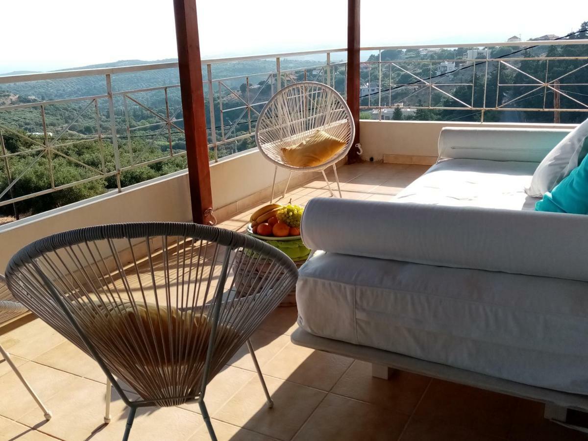 Kournás 360 Panorama House - Gazing At Horizon And The Stars Of The Galaxy In The Night - Fresh Cool Breeze Most Of The Time - Just 7 Min From The Beach מראה חיצוני תמונה