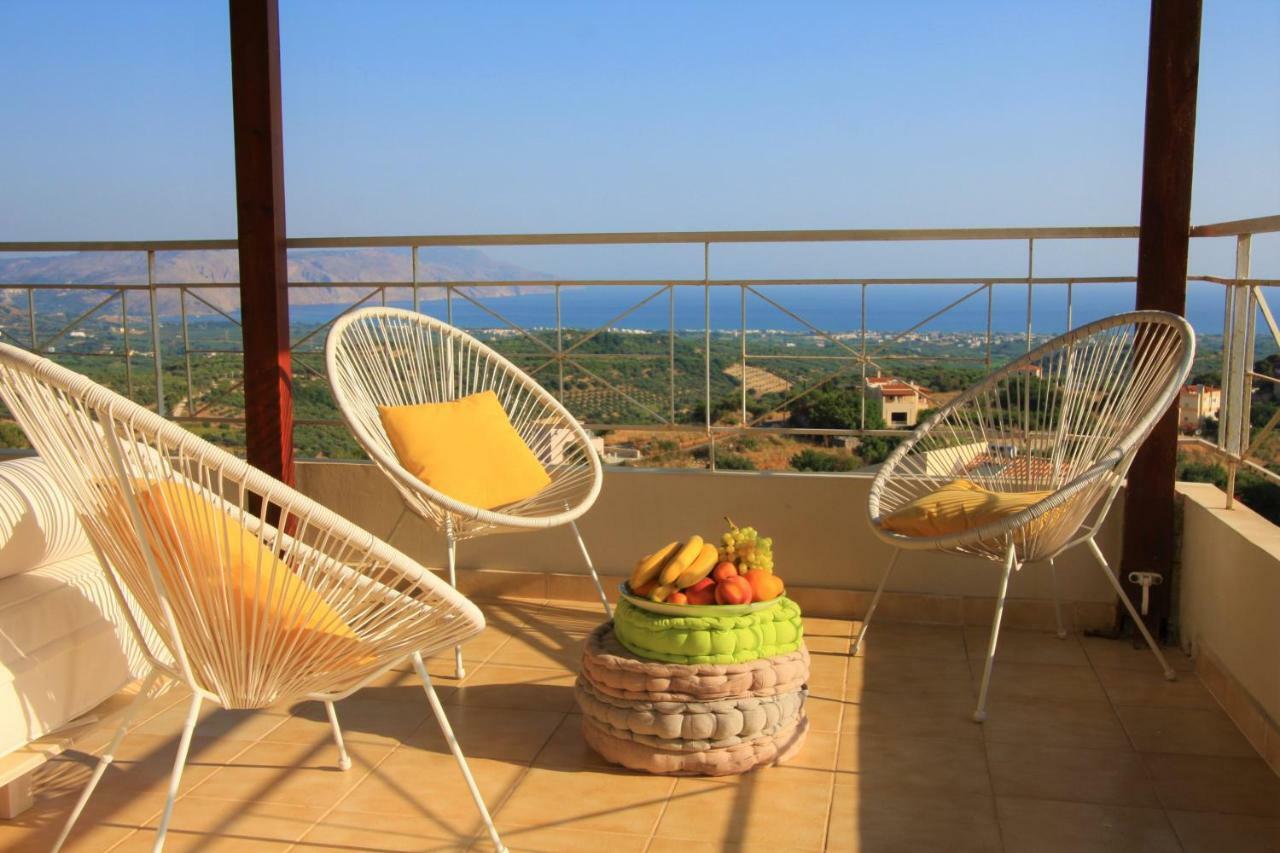 Kournás 360 Panorama House - Gazing At Horizon And The Stars Of The Galaxy In The Night - Fresh Cool Breeze Most Of The Time - Just 7 Min From The Beach מראה חיצוני תמונה